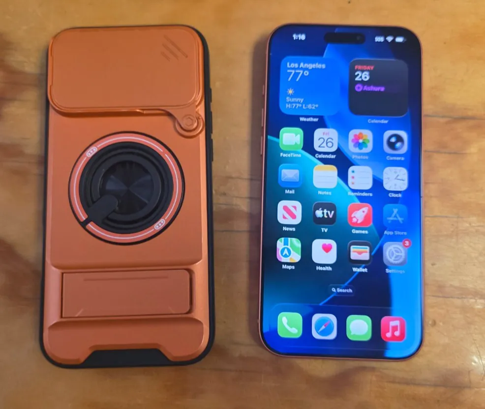 Apple iPhone 17 Pro Max,  256 GB, Orange ONLY FOR AT&T, Cricket, EXCELLENT!
