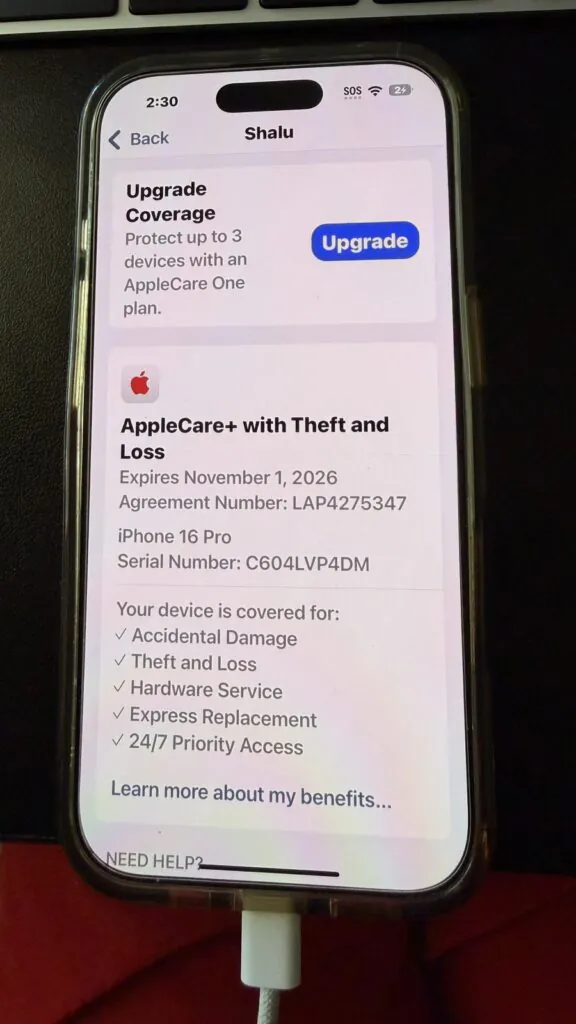 Apple iPhone 16 Pro 256GB Unlocked Excellent Condition