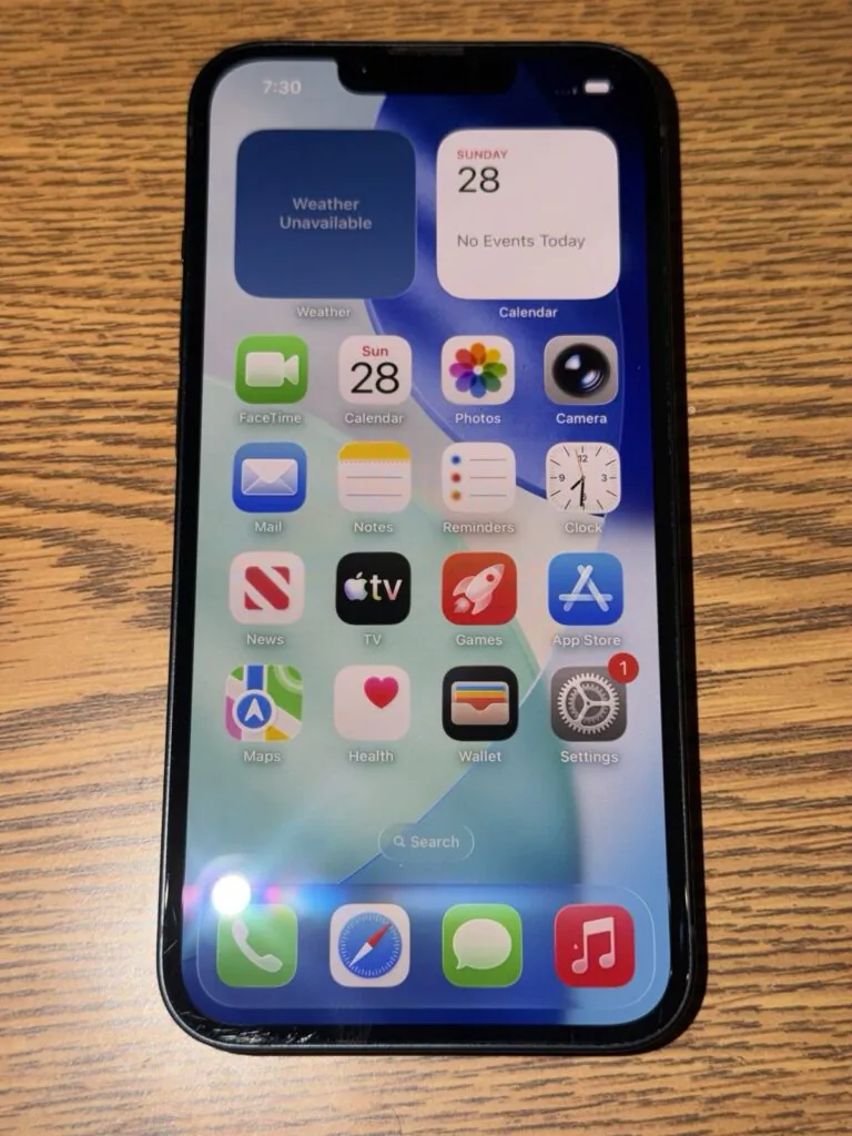 iPhone 13 Blue 128gb AT&T
