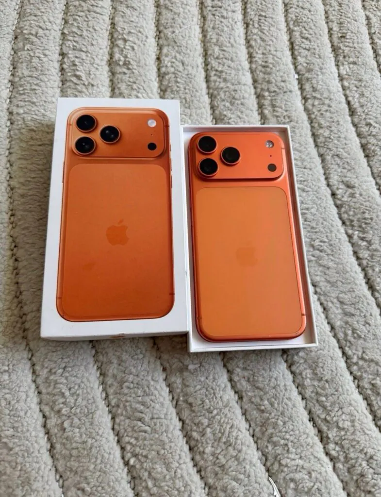 iPhone 17 Pro Max Unlocked Smartphone 256GB Cosmic Orange