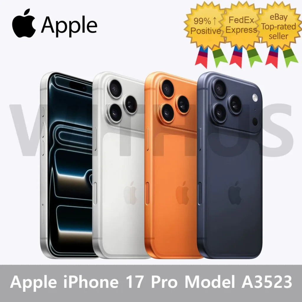 Apple iPhone 17 Pro Model A3523.A19. 256GB/512GB/1TB- 3 colors  Tracking=