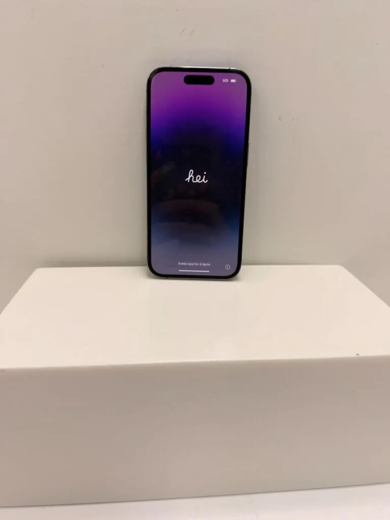 Apple iPhone 15 pro max 128 GB unlocked  Purple titanium Reset