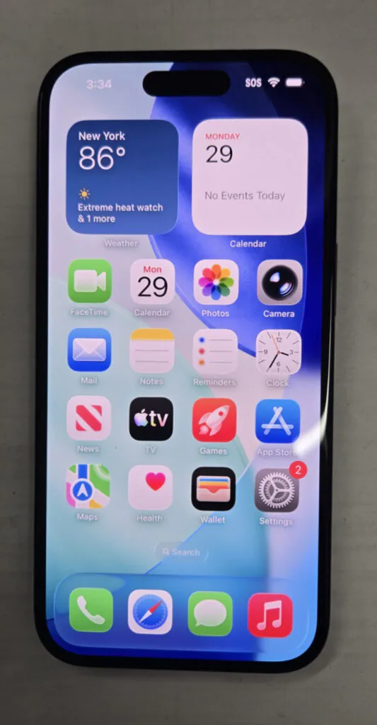 MINT Apple iPhone 15 – 128GB – Black (T-Mobile)
