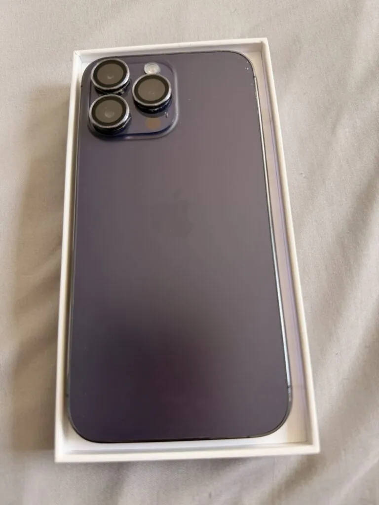 Apple iPhone 14 Pro Max 256GB Unlocked Purple eSIM with Extras!!