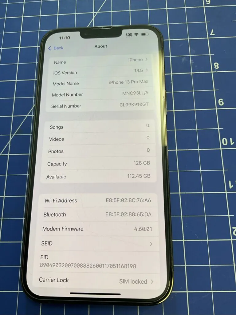 Apple iPhone 13 Pro Max – 128 GB – Alpine Green (AT&T) E328