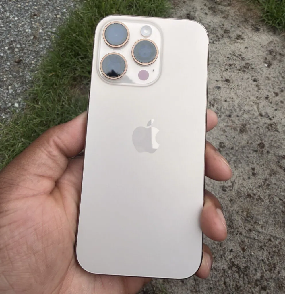 Apple iPhone 16 Pro Gold Bar Smartphone 128GB Storage 48MP iOS 26.5