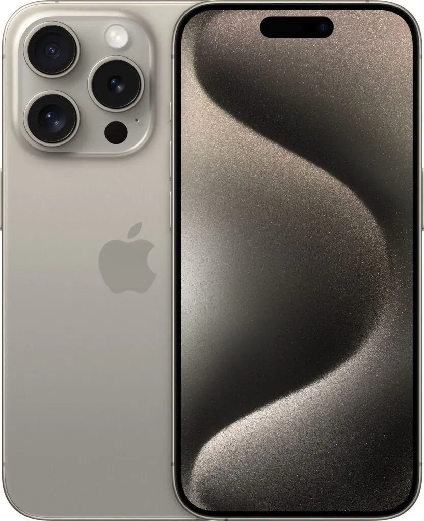 Apple iPhone 15 Pro A2848 (AT&T Only) 128GB Natural Titanium (Excellent)