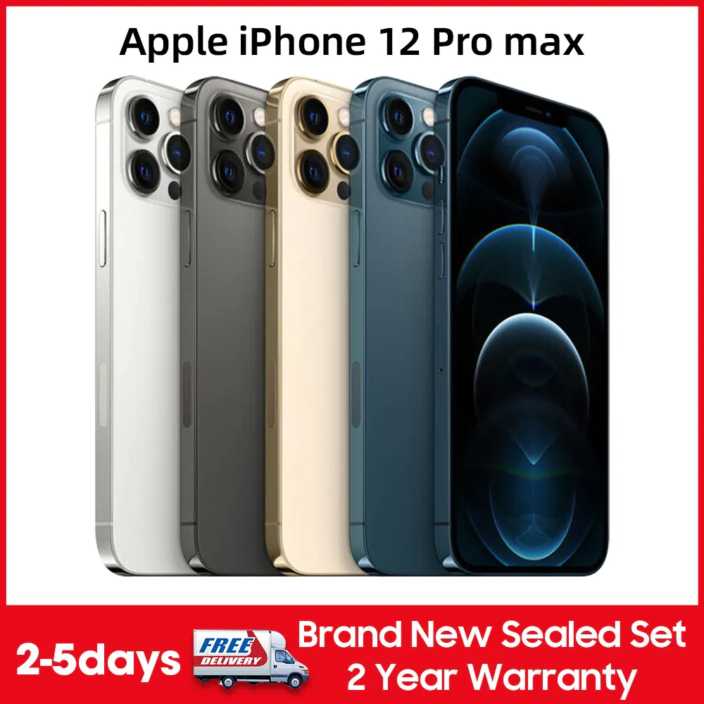 NEW✤SEALED✤Apple iPhone 12 PRO MAX 128GB │256GB│512GB Factory UNLOCKED
