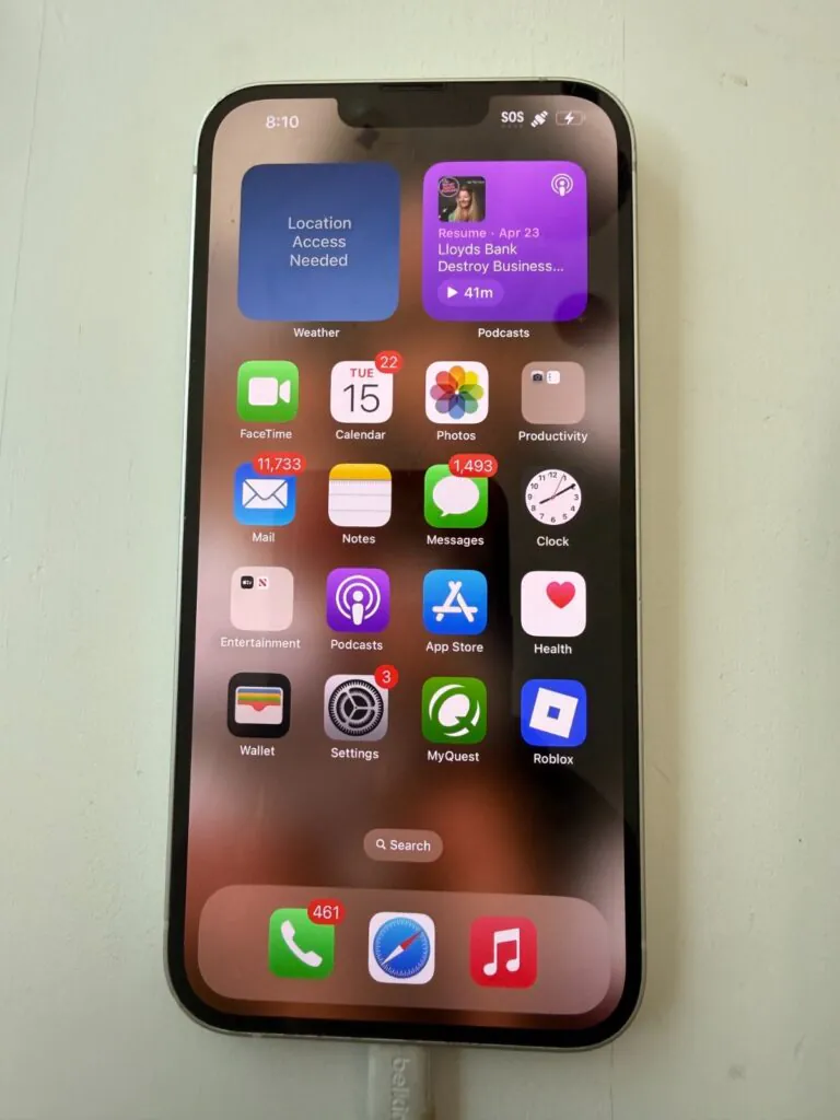 Apple iPhone 14 Plus – 256 GB – Starlight (Unlocked)