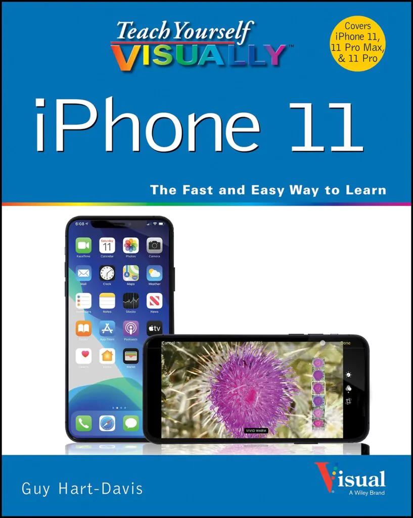 Teach Yourself Visually iPhone 11, 11 Pro, and 11 Pro Max Hart-Davis, Guy pa…