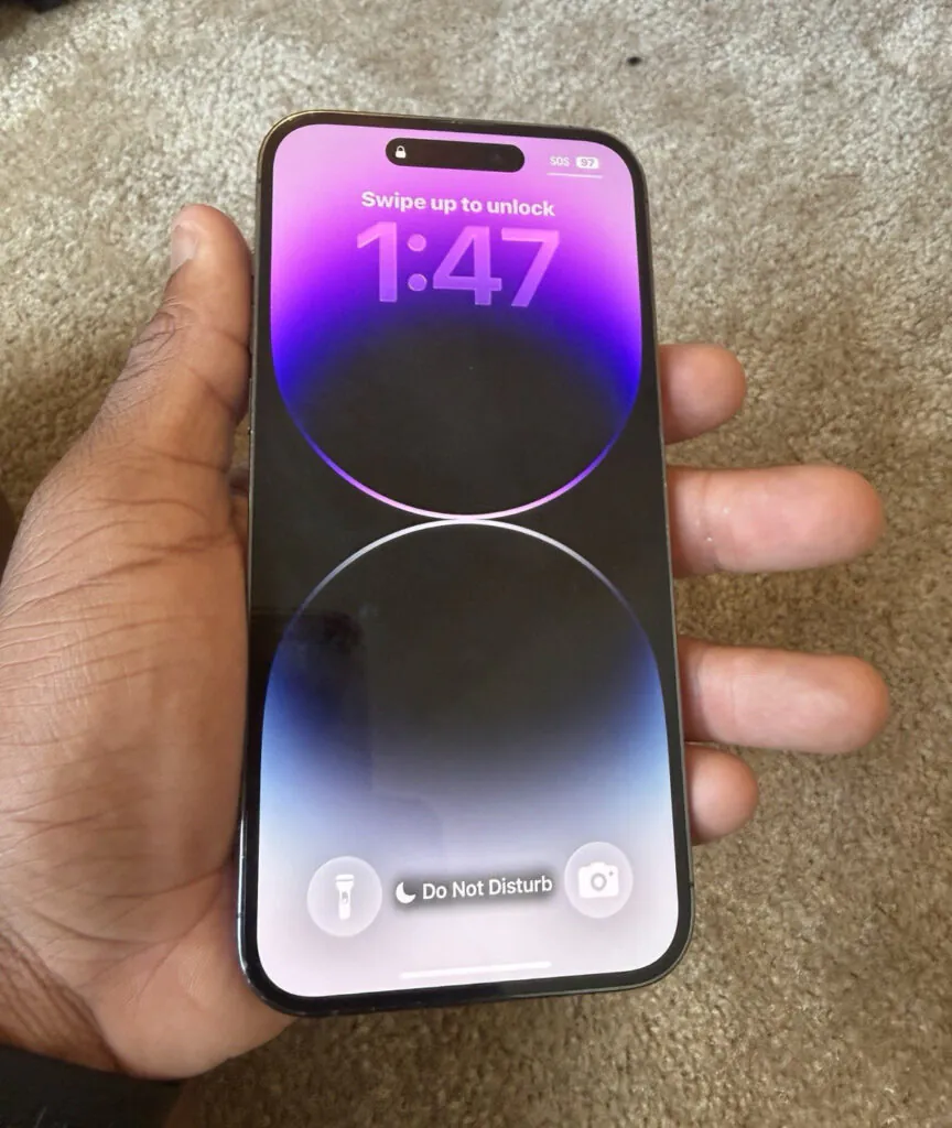 Apple iPhone 14 Pro Max 128GB Purple iOS 48MP Camera Open Box