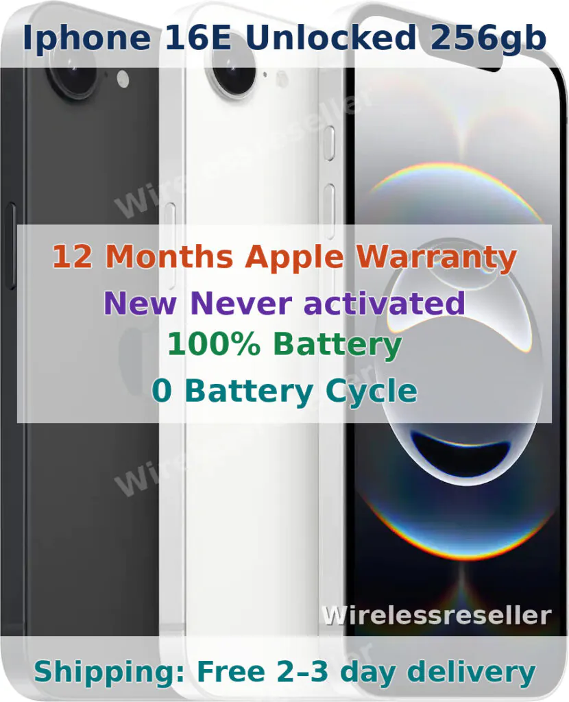 Never Activated/Never Used Apple iPhone 16e  – Unlocked *Choose Color & Storage