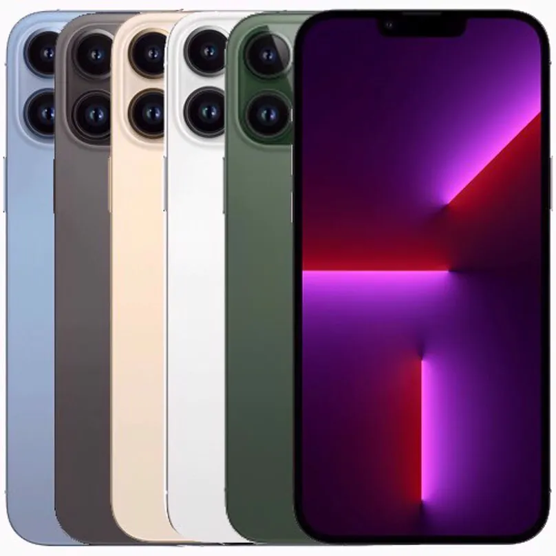 Apple iPhone 13 Pro Max A2484 128GB 256GB 512GB 1TB Unlocked Smartphone – Good