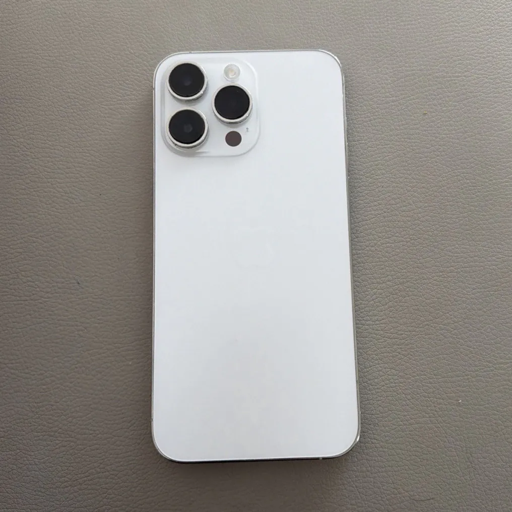 Apple iPhone 13 Pro White Bar Smartphone Triple Rear Camera Phone Only