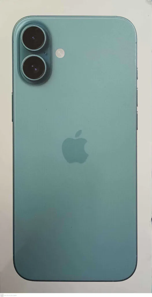 Original Apple Empty Box iPhone 16 Plus Teal