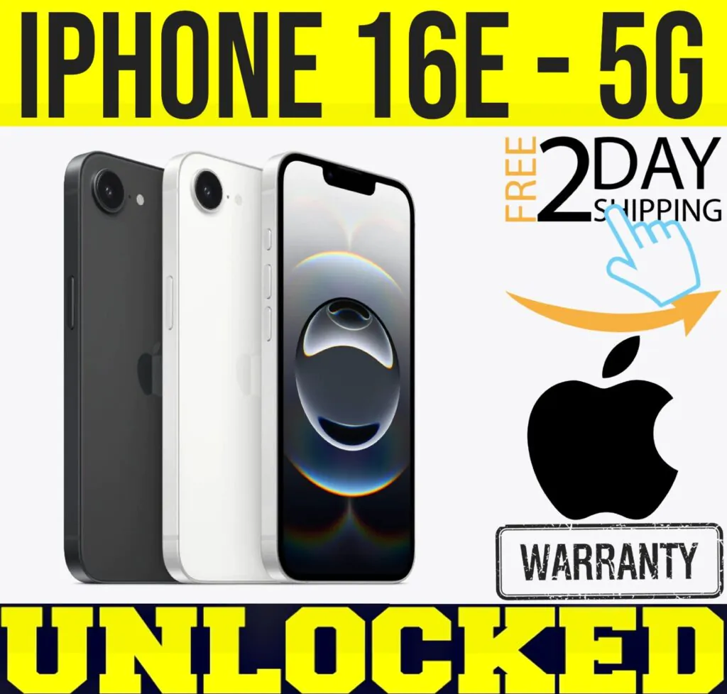 APPLE IPHONE 16e 128GB 256GB 512GB (FACTORY UNLOCKED) NEVER ACTIVATED ❖SEALED❖