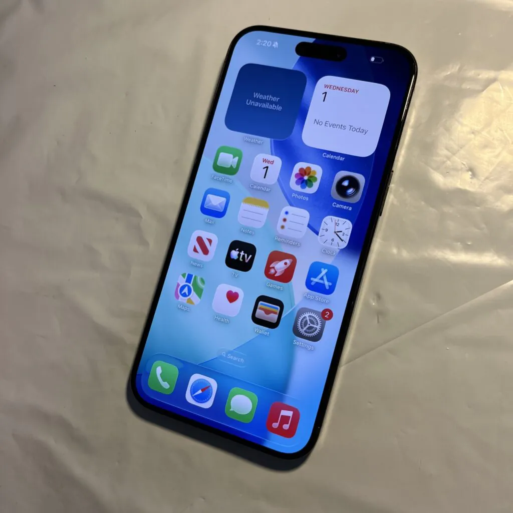 Apple iPhone 15 Pro Max – 256GB (Unlocked) Works Great      (#T965)