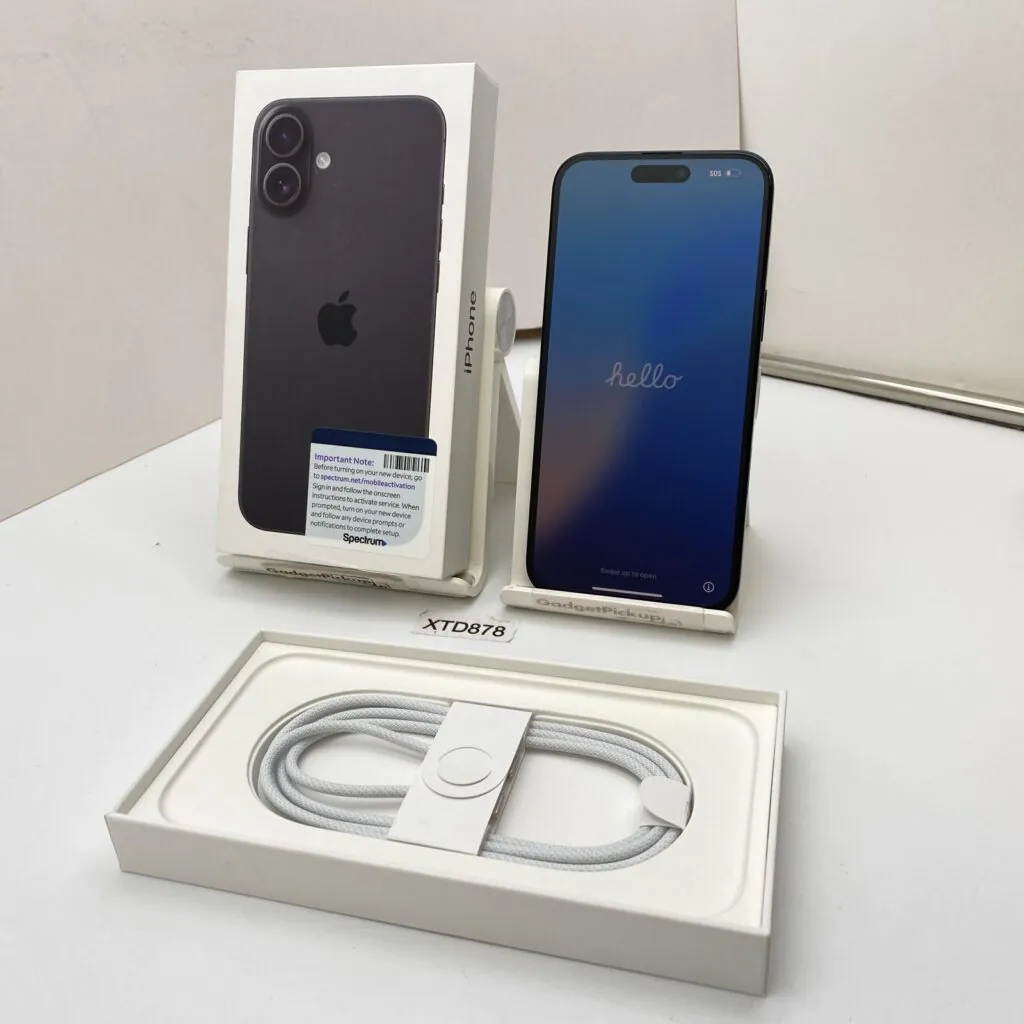 Apple iPhone 16 Plus – 128GB – Black (Unlocked) – Open Box