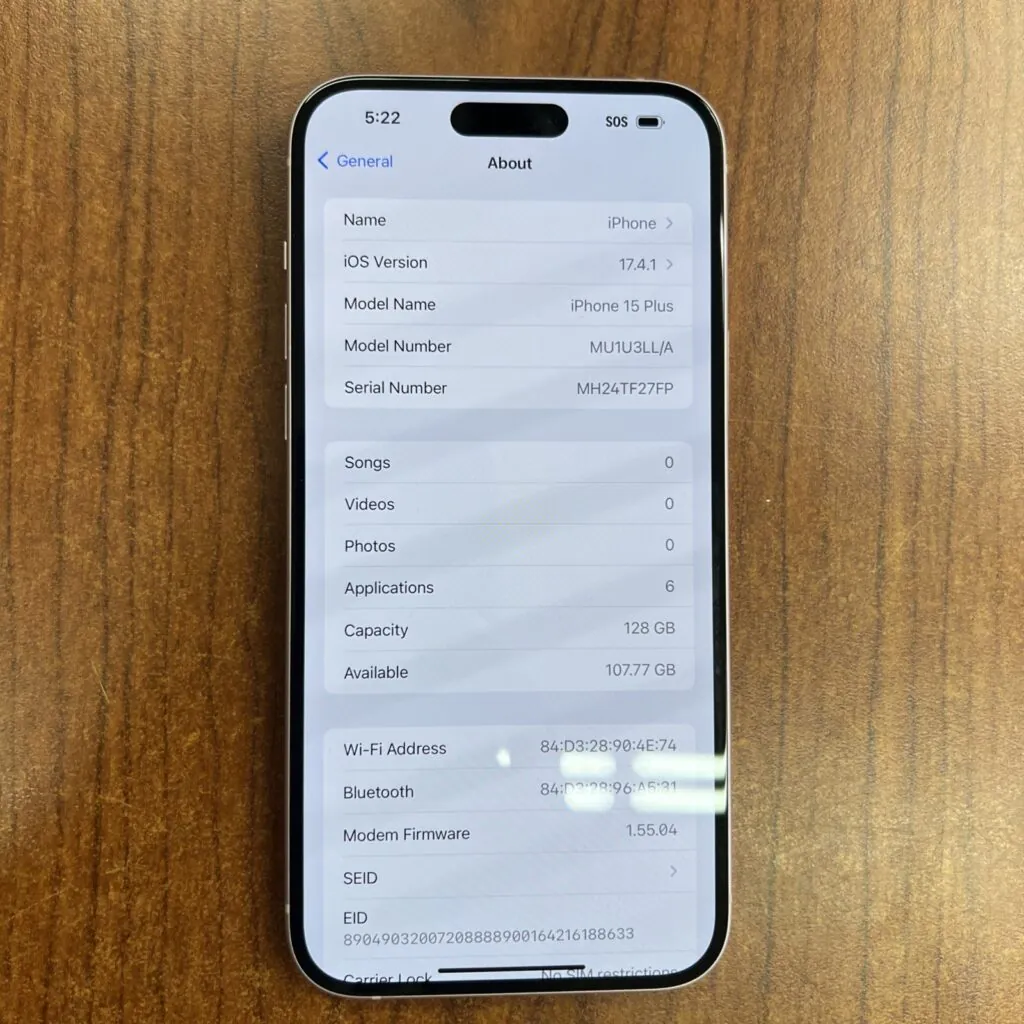 Unlocked Apple iPhone 15 Plus 128GB (MU1U3LL/A) Pink – Free Shipping