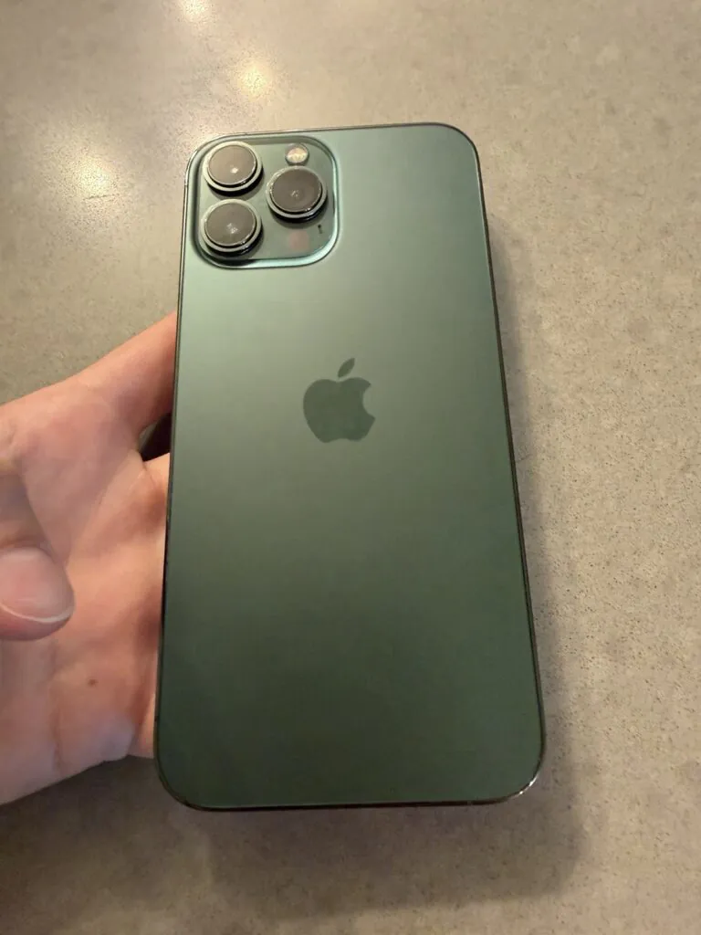 Apple iPhone 13 Pro Max 128GB Green Slate Style Smartphone