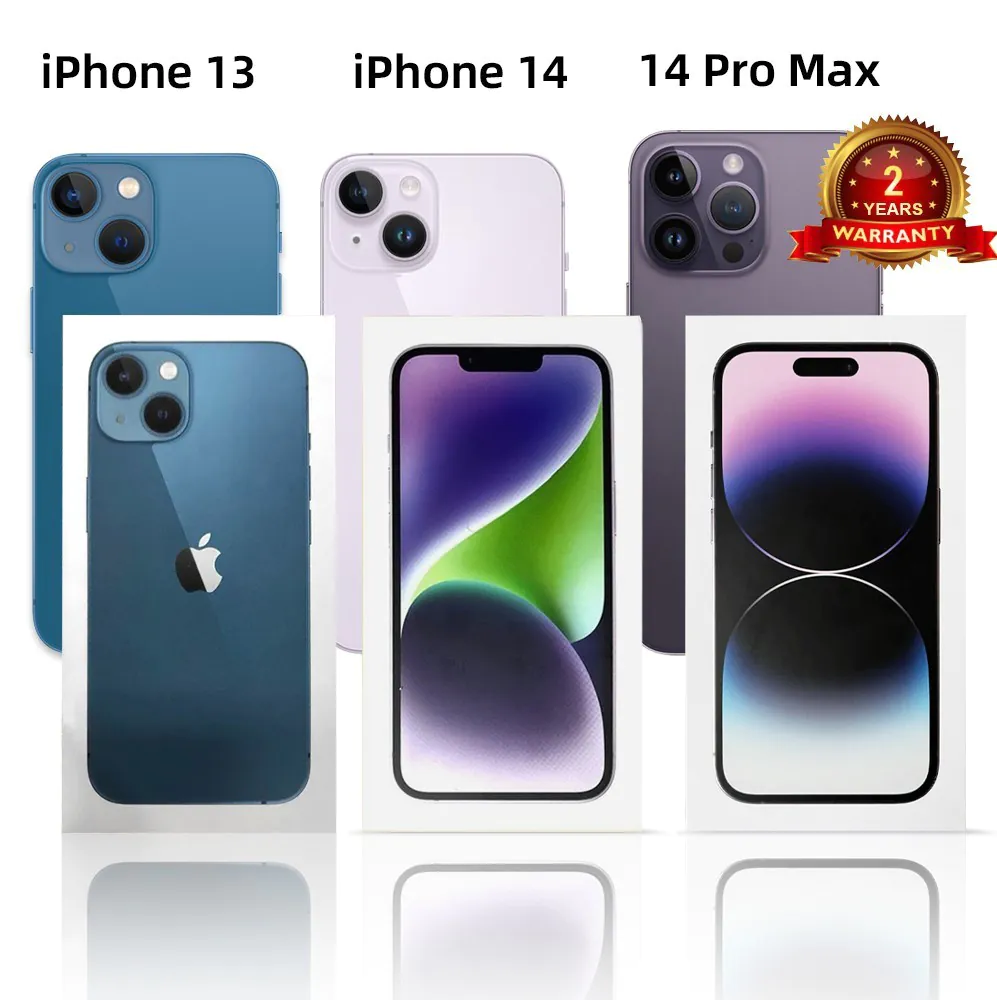 New Apple Iphone 13 Mini/14/Iphone 14 Pro Max 128GB-512GB Factory Unlocked