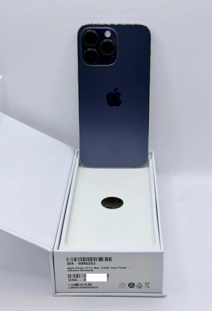 Apple iPhone 14 Pro Max 512GB Unlocked, Deep Purple