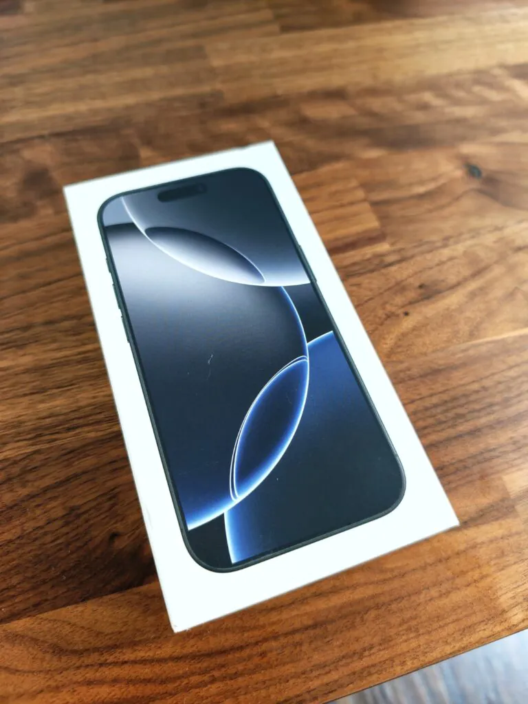 Apple iPhone 16 Pro 128GB, Black Titanium, T-Mobile