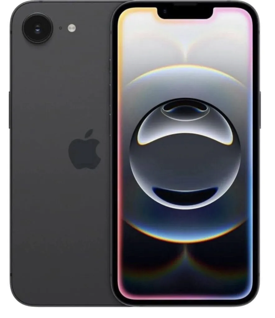 Apple iPhone 16e 128GB Black T-Mobile iOS 6.1in 12MP Bar Smartphone