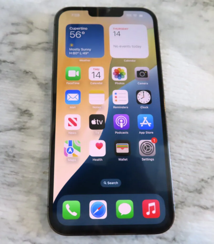 Apple Iphone 13 Pro Max 128GB (AT&T ONLY) CHECK IMEI good grea used original 84%