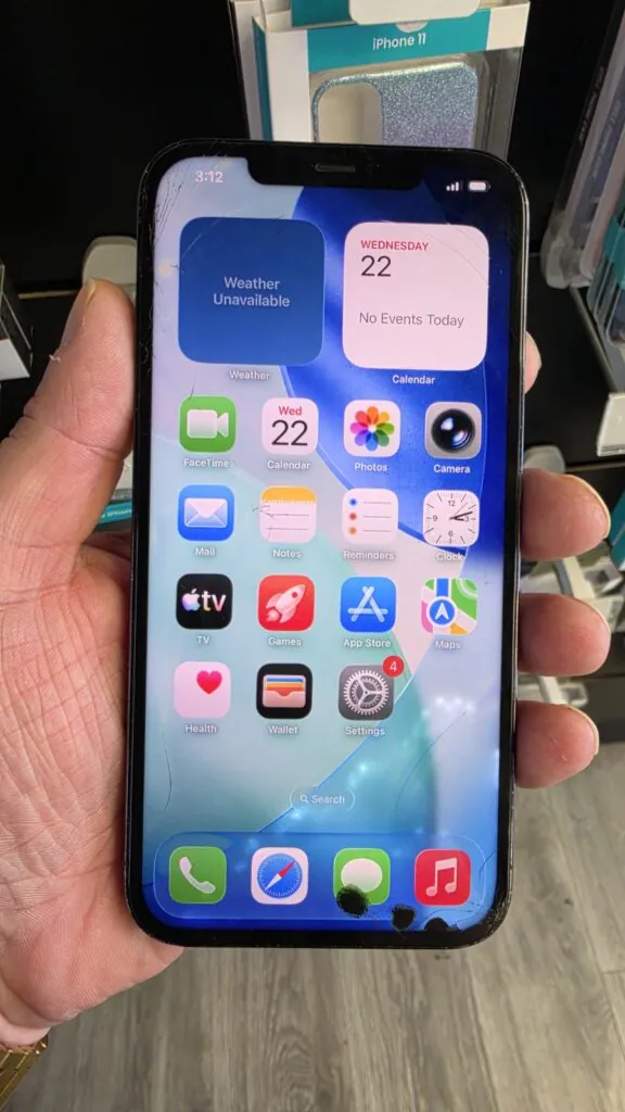 Apple iPhone 12 Pro Max – 256 GB – Pacific Blue (Unlocked) – Works – Read First
