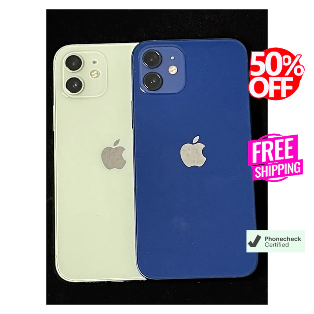 Apple iPhone 12 | 128GB, 64GB | Unlocked | Various Colors | Excellent Condition
