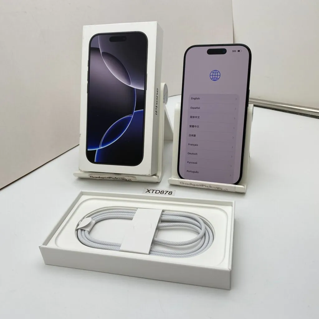 Apple iPhone 16 Pro – 128GB – Black Titanium (Unlocked) -Open Box