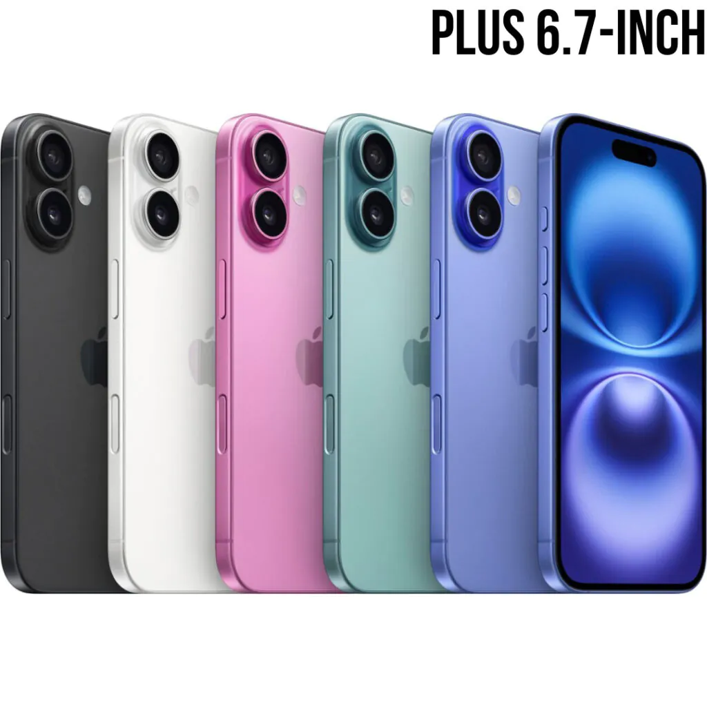 New 2024 Apple – iPhone 16 Plus 6.7-inch A3082 USA eSIM Unlocked