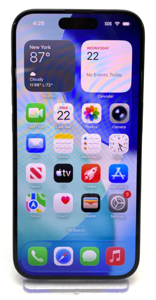 IPHONE 15 PRO A2848 128GB ~BLACK~ UNLOCKED CDMA + GSM ~MTQM3LL/A~ OS 26.5 BH 85%