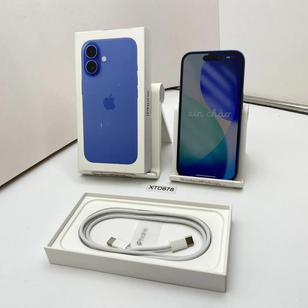 Apple iPhone 16 – 128GB – Ultramarine (Unlocked) Open Box