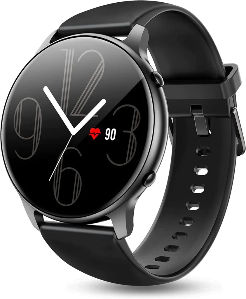 Round Smart Watch Compatible with iPhone 16e 16 16 Plus 16 Pro 16 Pro Max