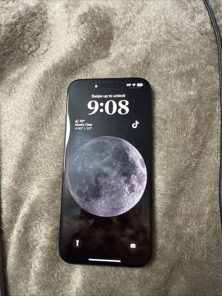 Apple iPhone 15 Pro Max 256GB Unlocked Blue Titanium MU693LL A17 Pro 5G 6.7in