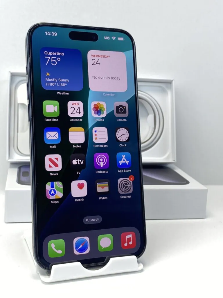 Apple iPhone 15 Pro Max A2849 1TB Blue Titanium iOS 18.7.8 Factory Unlocked