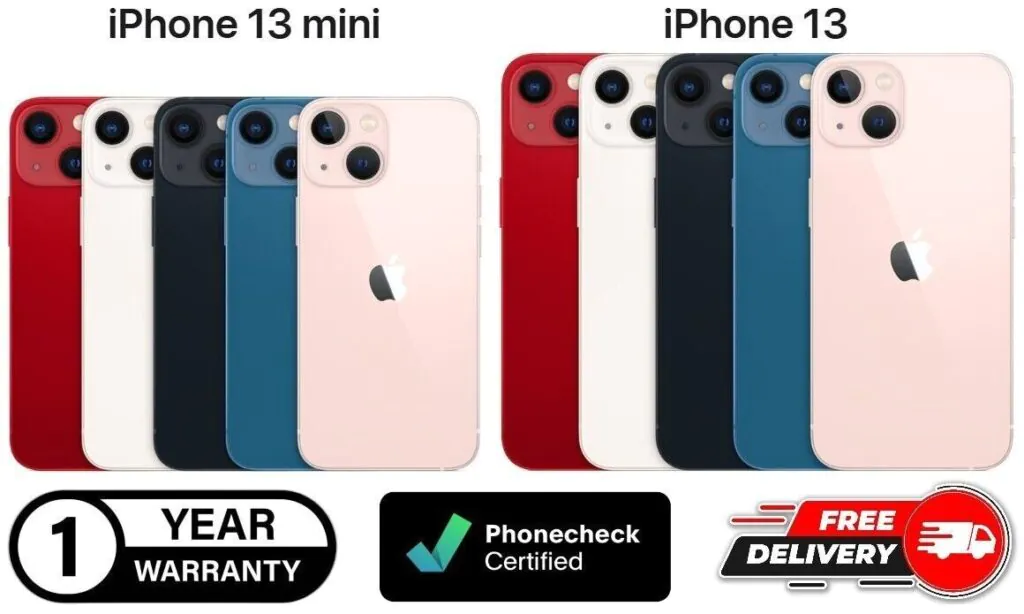 NEW SEALED Apple iPhone 13 Mini/13 5G Factory Unlocked ALL MEMORY COLOR US STOCK