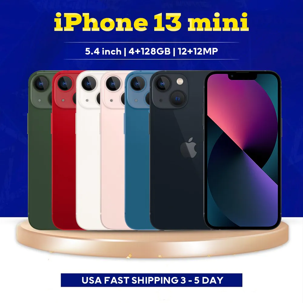 Apple iPhone 13 Mini 128GB 256GB 512GB Factory Unlocked A2481 Smartphone ✨New✨