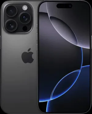 Apple iPhone 16 Pro A3083 AT&T Only 512GB Black Titanium Good