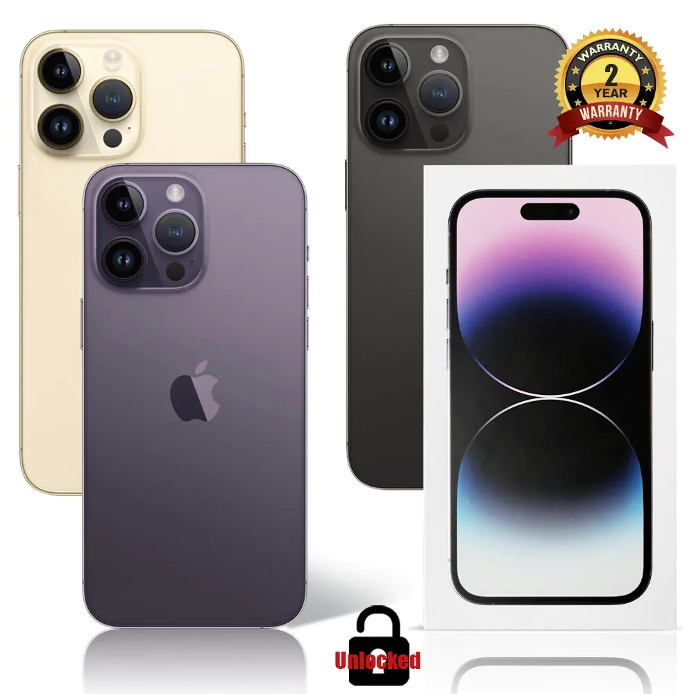 NEW SEALEDAPPLE IPHONE 14 PRO MAX 128GB 256G 512G 1TB FACTORY UNLOCKED COLORS
