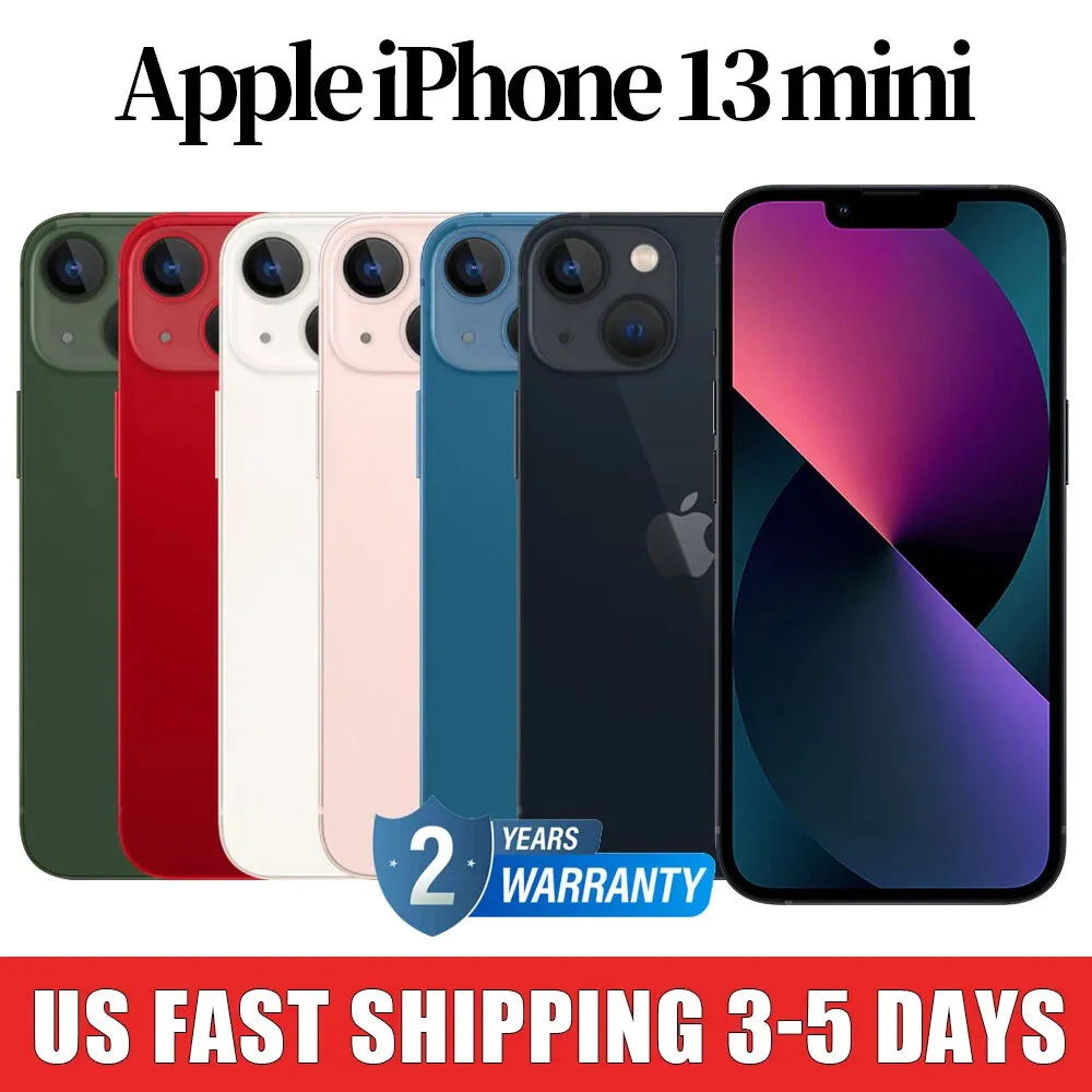 💯New Sealed Apple iPhone 13 Mini Factory Unlocked 128-512GB ALL Carrier 2Yr Wty