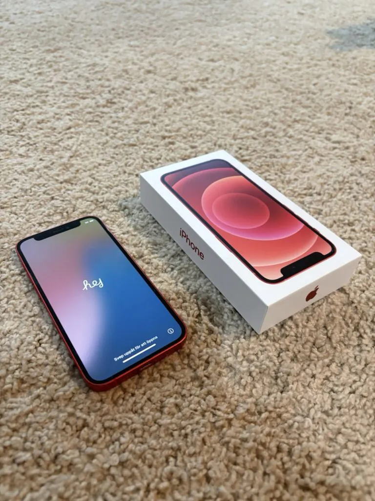Apple iPhone 12 mini 64GB Red 5G A14 Bionic iOS 12MP A2176 MG723LL/A