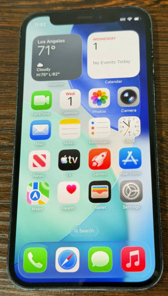 Unlocked Apple iPhone 12 mini – 256GB – Black – Fair Condition Wear – 82% Batt