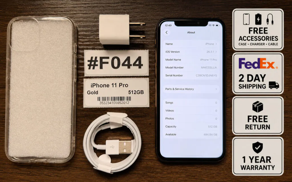 Apple iPhone 11 Pro 512GB Gold (Unlocked) – Read Seller Notes