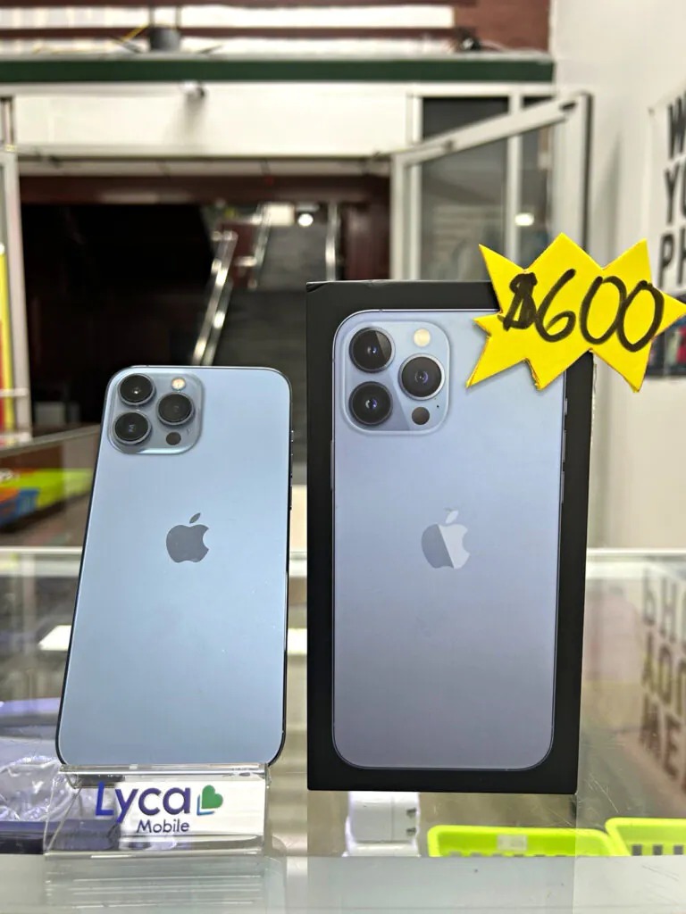 Apple iPhone 13 Pro Max 128GB Blue Factory Unlocked 6.7in