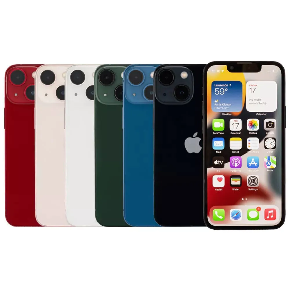 New Apple iPhone 13 Mini 128GB 256GB A2481 Factory Unlocked All Carriers USA LOT