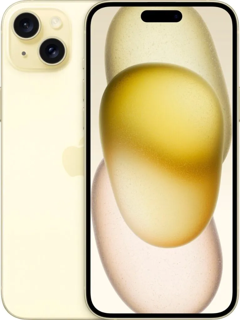 Apple iPhone 15+ Plus 128GB Yellow *UNLOCKED* [eSIM Only A2847] Excellent Refurb