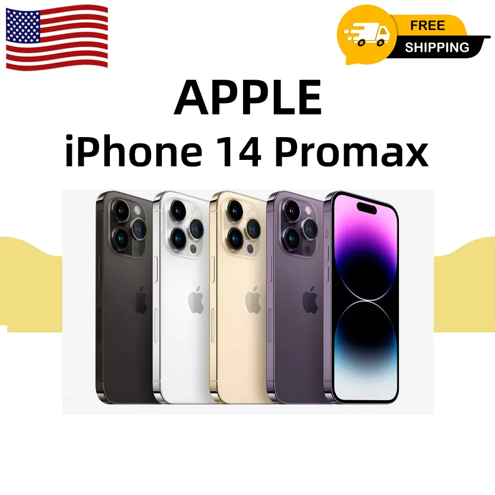 NEW APPLE IPHONE 14 PRO MAX 128GB 256GB FACTORY UNLOCKED ALL COLORS US FREE SHIP